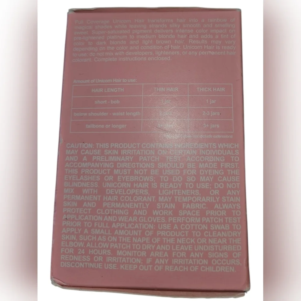 NIB Discountinued Lime Crime Unicorn Hair Genie Semi-Permanent Hair Color